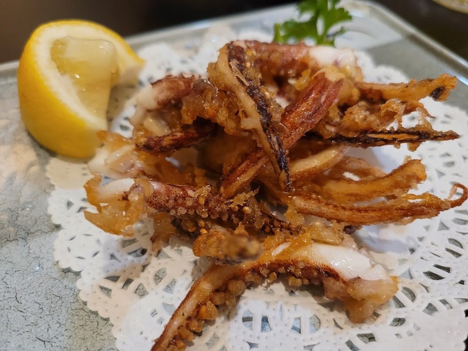 Fried Baby Octopus
