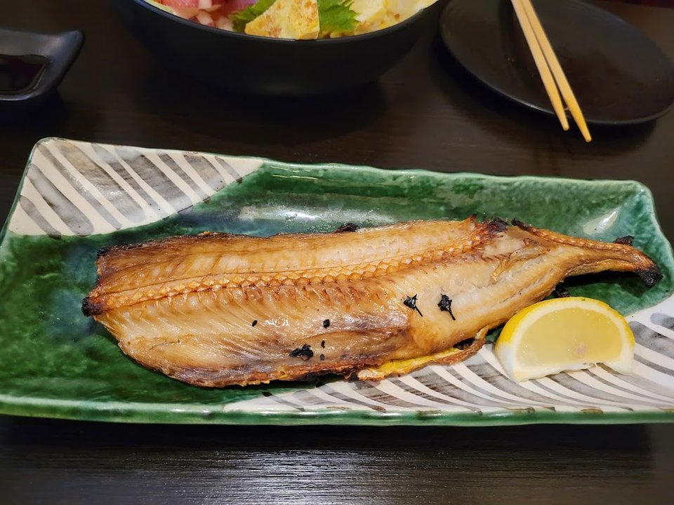 Grilled Hokke Mackerel